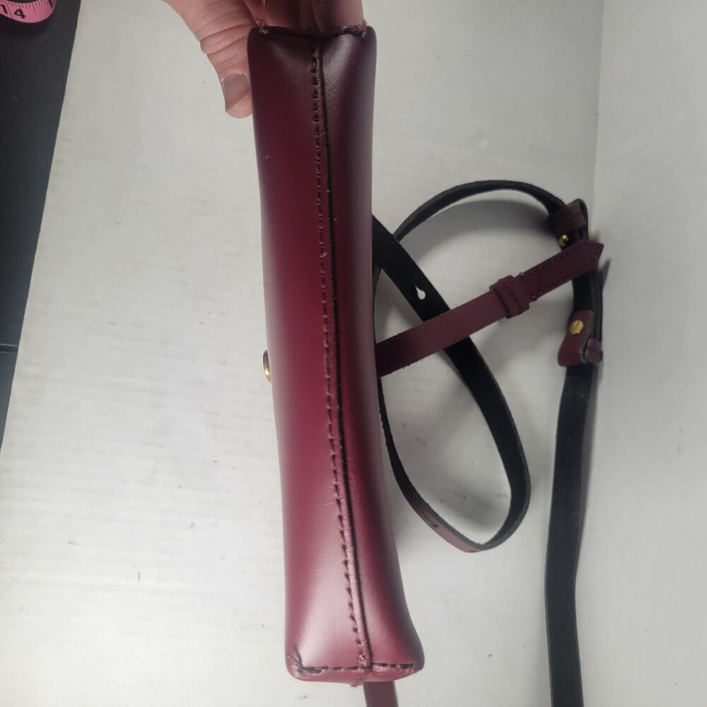 NWT J. Crew Maroon Crossbody Bag - Picture 7 of 7